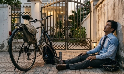 Bỏ cuộc vì kiệt sức sau hai tuần đạp xe 30 km đi làm